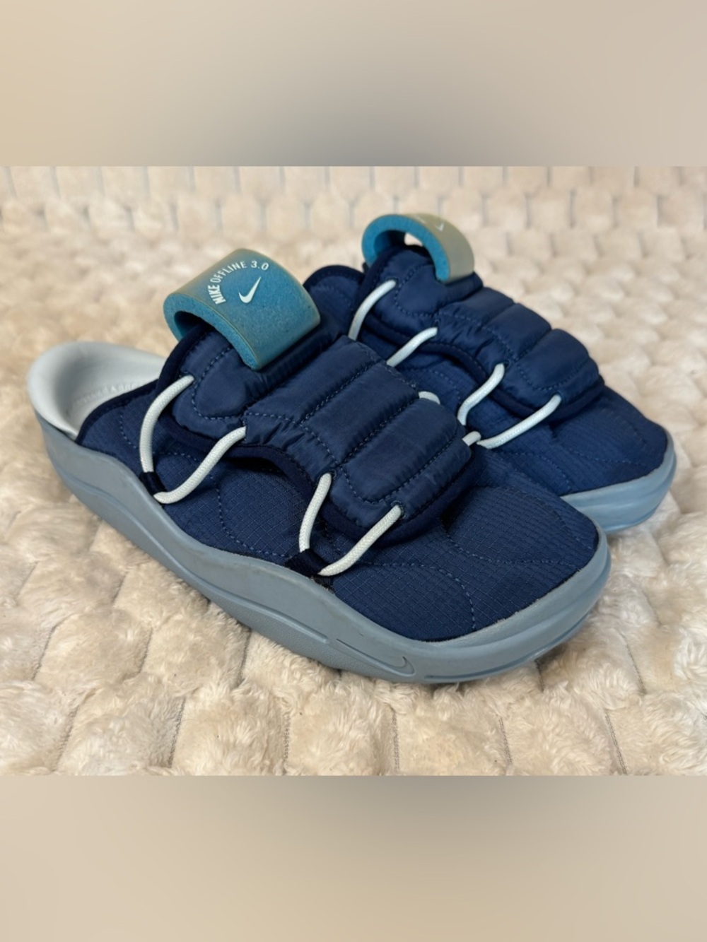 Nike Offline 3.0 Mules in Mystic Navy Blue Mens 7, Womens 9